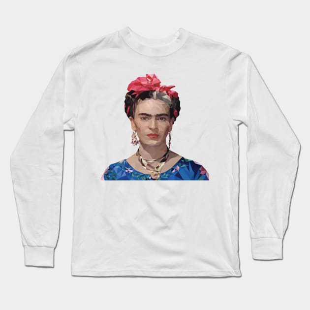 Frida Kahlo Long Sleeve T-Shirt by Hermanitas Design